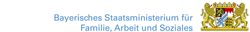 Logo: Bayerisches Staatministerium für Familie , Arbeit und Soziales